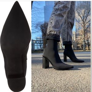 Jeffrey Campbell Siren Neoprene Pointed Sock Boot